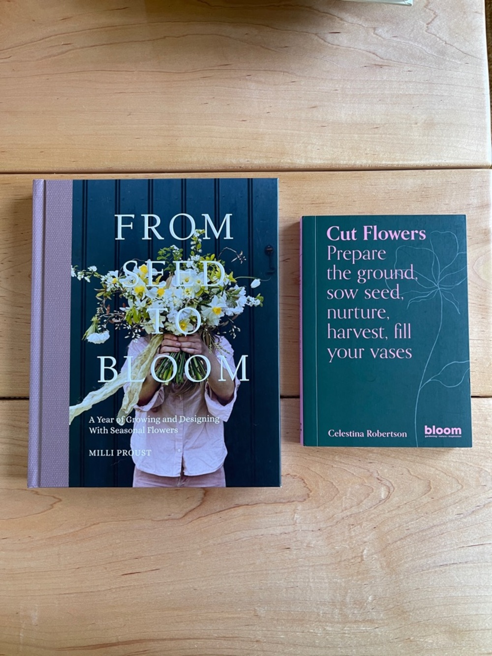 From Seed to Bloom + Cut Flowers Book Set